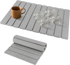 Large Diatomaceous Earth Dish Drying Mat Kitchen Counter 23.6"x15.3" Quick Dry
