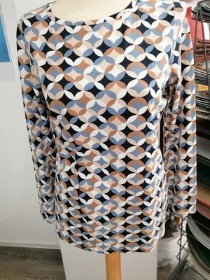 Damen Shirt von Ringella  Solo per me Art. 5538404 Fb.980 blau/beige Neu!