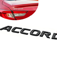 Black Trunk Letter Car Name Emblem Fit For Accord 2018-2021 Rear Lid Badge Sport