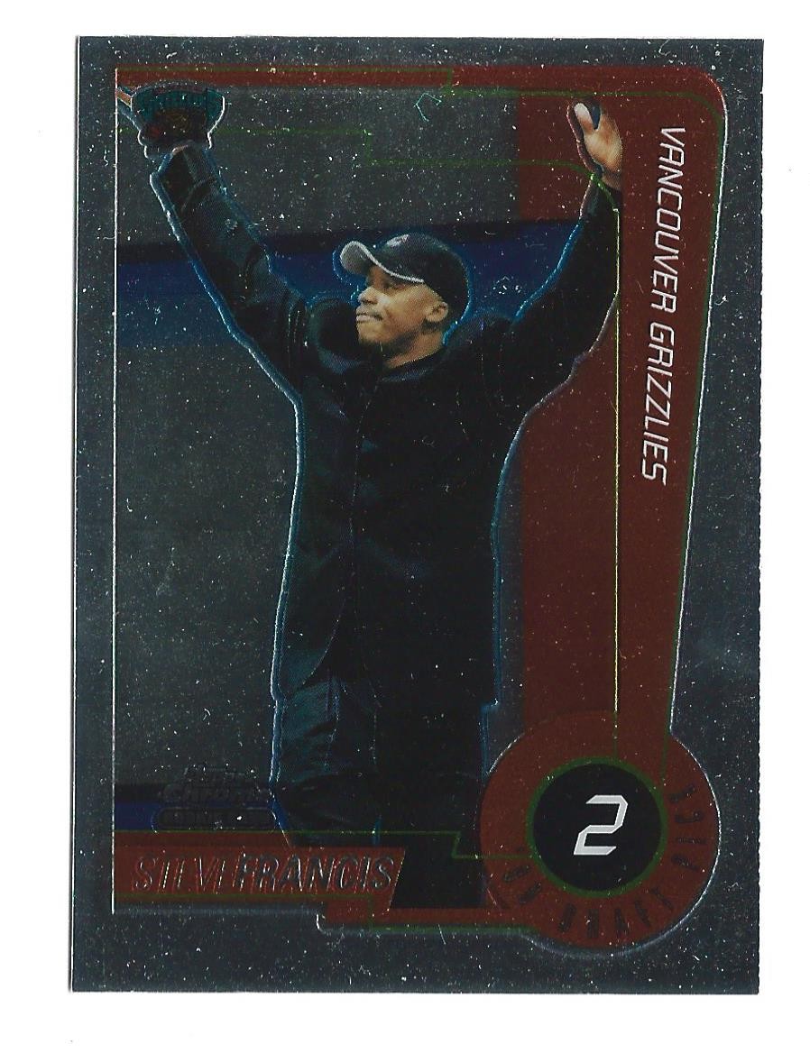1999-00 Topps Chrome #118 Steve Francis RC Rookie Rockets