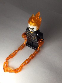Lego Ghost Rider Minifigure Johnathon Johnny Blaze 76058 JB45