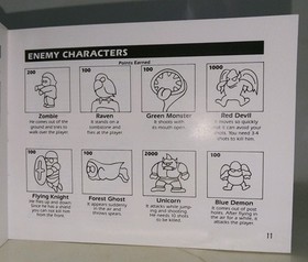 Ghosts N Goblins Nes Manual. Free Shipping!!!