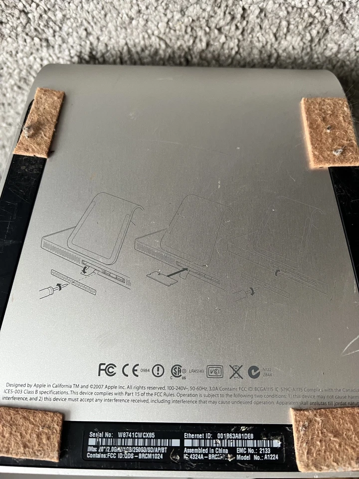 Apple iMac 22" 2007, Collectors Item First Aluminium Model - Image 4 of 4