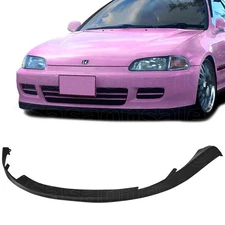 [SASA] Fit for 92-95 Honda Civic 2dr 3dr DX EX SiR PU Front Bumper Lip Splitter