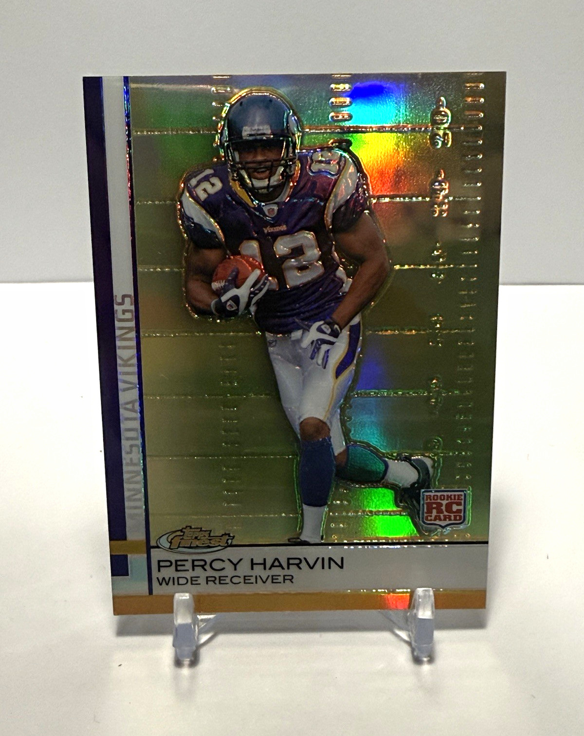 Percy Harvin Finest #73 Gold Refractor