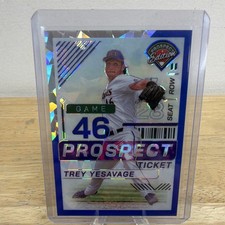 Panini 2024 Prospect Edition Trey Yesavage Ticket Serial #129/299 #130 Baseball