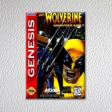 Sega Genesis - Wolverine Adamantium Rage (NEW High Quality Art FRIDGE MAGNET)