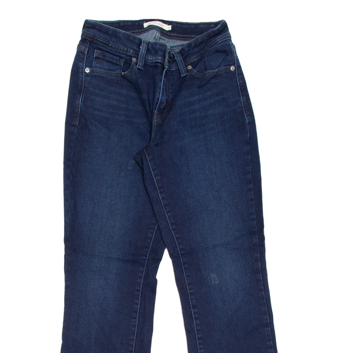 LEVI'S Curvy 529 Womens Jeans Blue Regular Bootcut Stone Wash W29 L30 - Picture 2 of 6