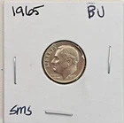 1965 Roosevelt Dime BU (Brilliant Uncirculated) Philadelphia Mint