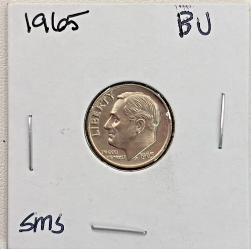 1965 Roosevelt Dime BU (Brilliant Uncirculated) Philadelphia Mint