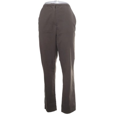 H&M, Stoffhose, Größe: 42, Grau, Elasthan/Polyester/Viskose, Einfarbig #OOl