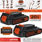 1 or 2PACK 20V 1.5Ah Lithium Battery for Black&Decker 20V MAX LBXR20 or Charger