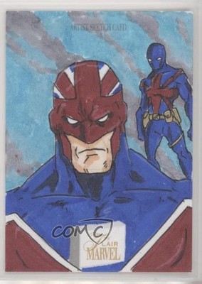 2019 Flair Marvel 1/1 A Matthews Arran Matthews Auto Sketch 1m1a