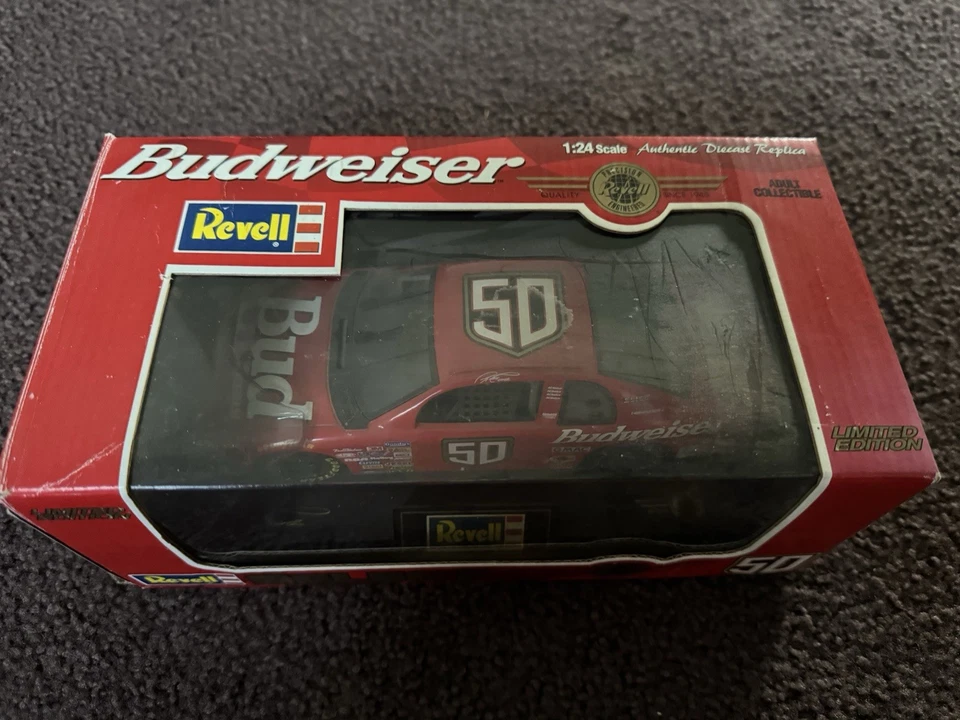 1998 Rickey Craven 1/24 #50 百威 50 周年 Revell NASCAR 压铸 — 第 2/2 张图片