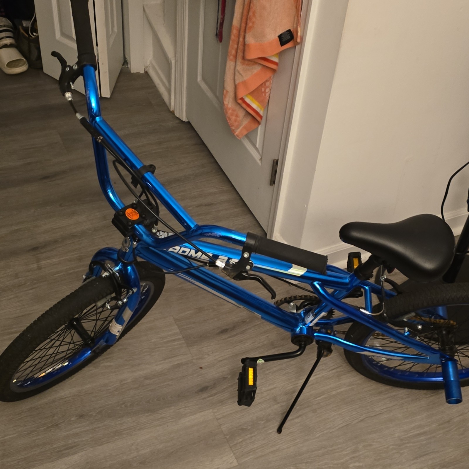 Dynacraft Krome 20" Blue BMX Bike, Kickstand, Reflectors, Ca