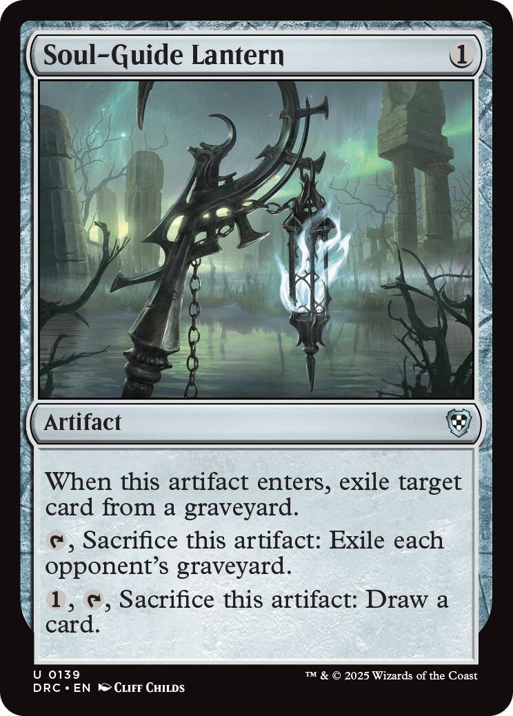 Soul-Guide Lantern - DRC 139 NM - Commander: Aetherdrift