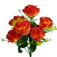 Big 7 blumen künstliche blume haufen rose seide gefälschte blumen Bouquet schöne