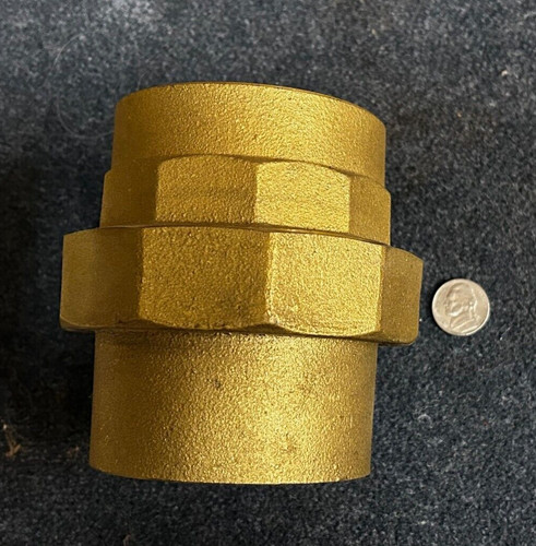 3" Copper Brass Union