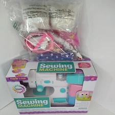 NEW Kids Made By Me My Very Own Sewing Machine with Pillow making kit. Extras.