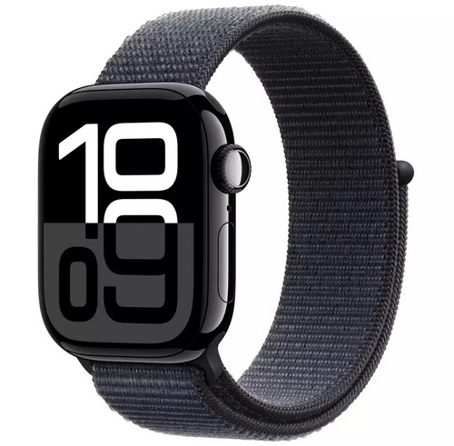 NEW Apple Watch Series 10 GPS 42mm Sports Smartwatch - Jet Black/Carbon Neutral