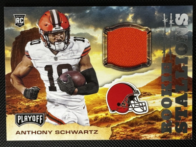 2021 Panini Playoff Anthony Schwartz RC Rookie Stallions Jersey