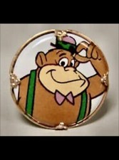 1970s Hanna Barbera Metal Cartoon Ring Grape Ape