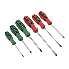 Siegen Soft Grip Screwdriver Set 6 Piece Screwdriver Sets Work Tools S0615
