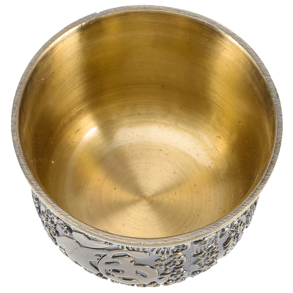 Zinc Alloy Juice Shot Glasses with Lids Traditional Tea Multifunction