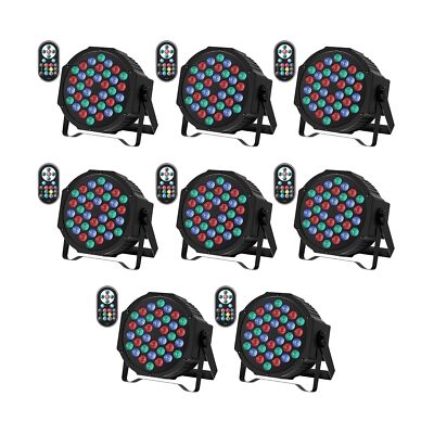 LED Par Lights 36 LED Stage Lights 7 Modes RGB DJ Lights with Sound Activated...