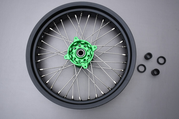 Roue avant 3.5x17 Kawasaki KX 450 pour passer votre moto de cross en configuration Supermoto