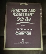 Practice and Assessment Skill Pad Level 7 Heath Mathematics Paperback 1994