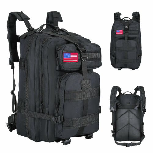 40L Outdoor Military Tactical Bag Camping Hiking Trekking Backpack Camo Rucksack - Picture 5 of 11