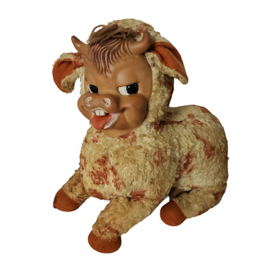 VINTAGE RUSHTON STAR CREATIONS RUBBER FACE DAISY BELLE COW VINTAGE RUSHTON STAR CREATIONS RUBBER FACE DAISY BELLE COW