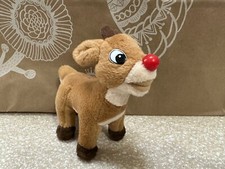 Rudolph The Red-Nosed Reindeer Plush Stuffed Island of Misfit Toys 6" Ornament