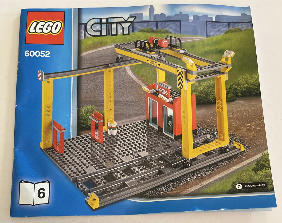 afkom Værdiløs anklageren Lego City 60052 INSTRUCTION MANUAL ONLY Cargo Train | eBay