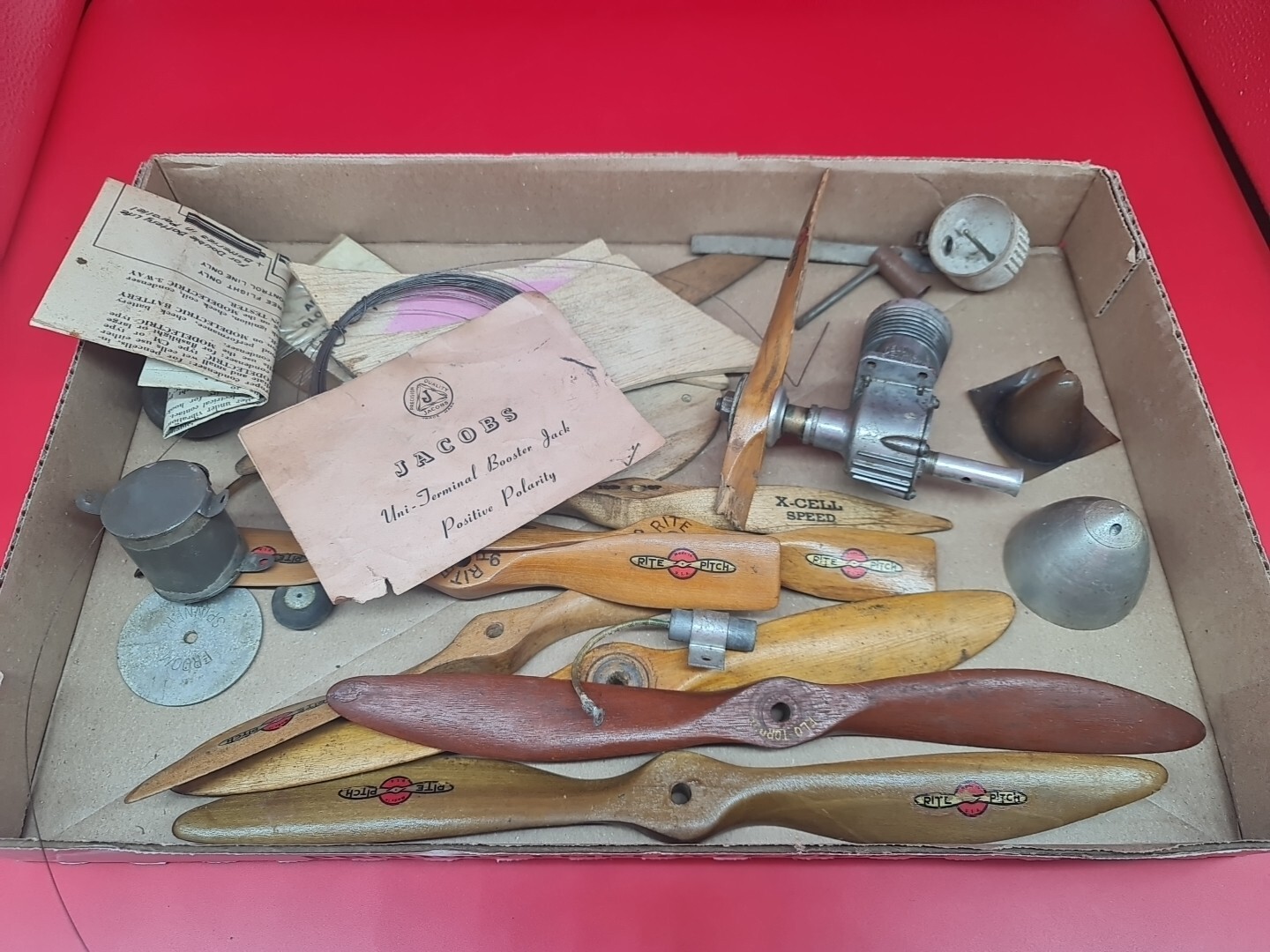 Vintage DELONG 30 Model AIRPLANE ENGINE Parts Or Repair Lot eBay