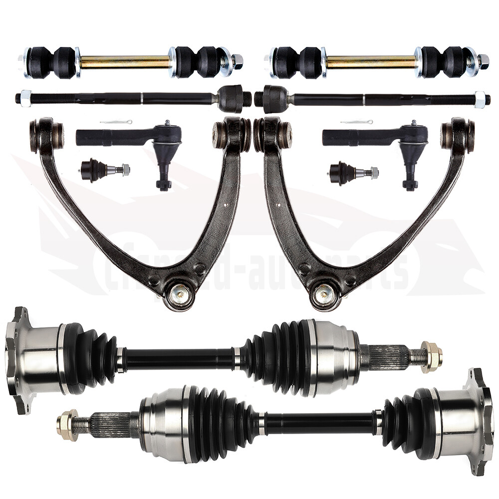 12PCS Control Arm & CV Axle Kit for Chevy Avalanche Silverado 1500