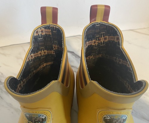 Pendleton Rain Boots Yellowstone National Park Chelsea Low Ankle Womens Size 7 - Picture 6 of 22