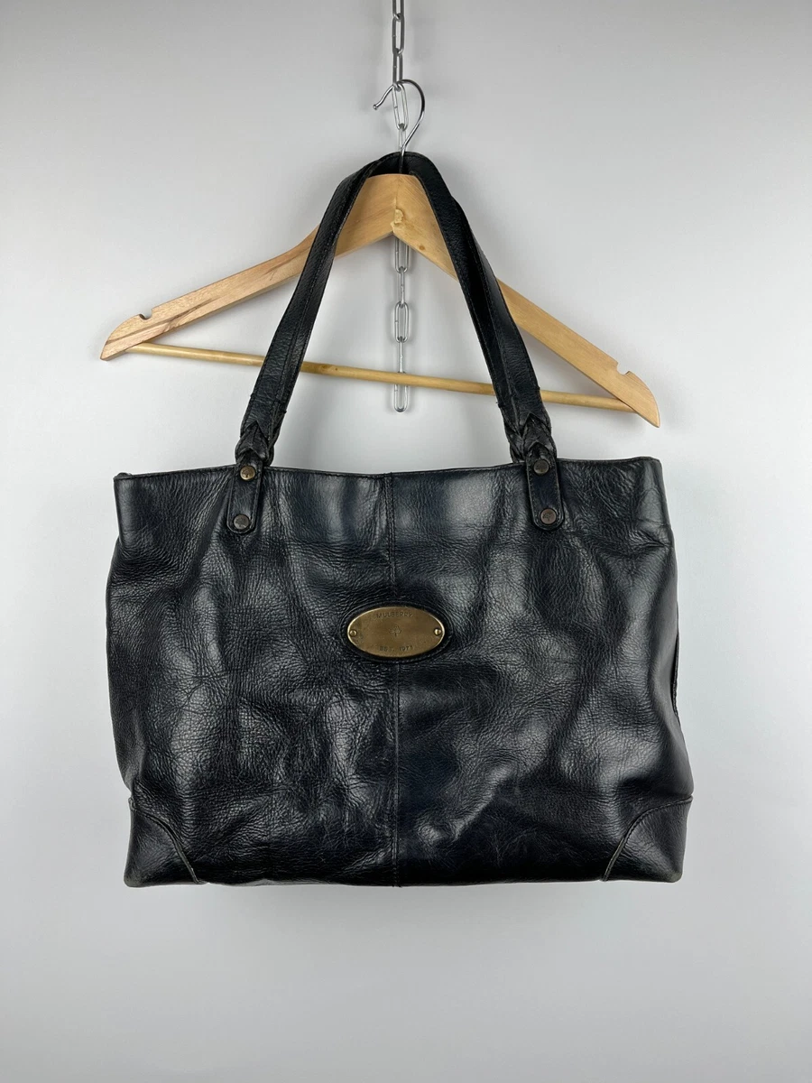 BLOCK BUSINESS BAG DARK NAVY LEATHER TOTE PURSE | eBay