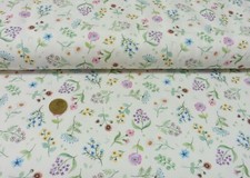 Girls Liberty Hilco ecru Baumwoll-Stretch-Jersey Blumenstoff Aquarellstoff 50 cm