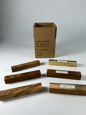 Square Wooden   No. 7   Pen Blanks Assorted 5 x 1 x 1 Set of 6 