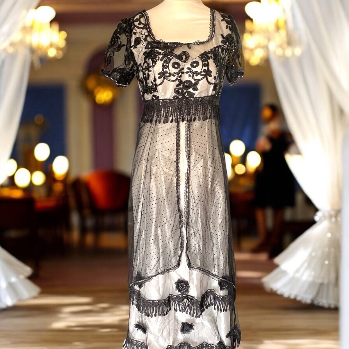 titanic evening dress Titanic Dress, Titanic costume, Rose Outfit, Edwardian era dress, Edwa –  TwirlingDresses main image 0