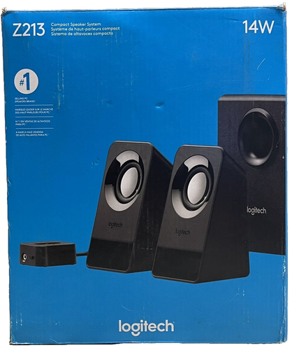 Logitech Z213 Compact 2.1CH enhanced bass Speaker System, Computer Laptop Office - 第 5/5 張圖片