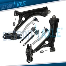 Front Lower Control Arms w/Ball Joints Tie Rod Ends for 2016 - 2019 Honda Civic