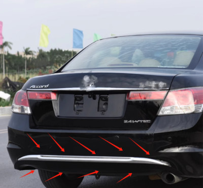 Chrome Rear Lamp Cover Tail Light Trim Lower Eyelid for 08-12 Honda Accord Sedan