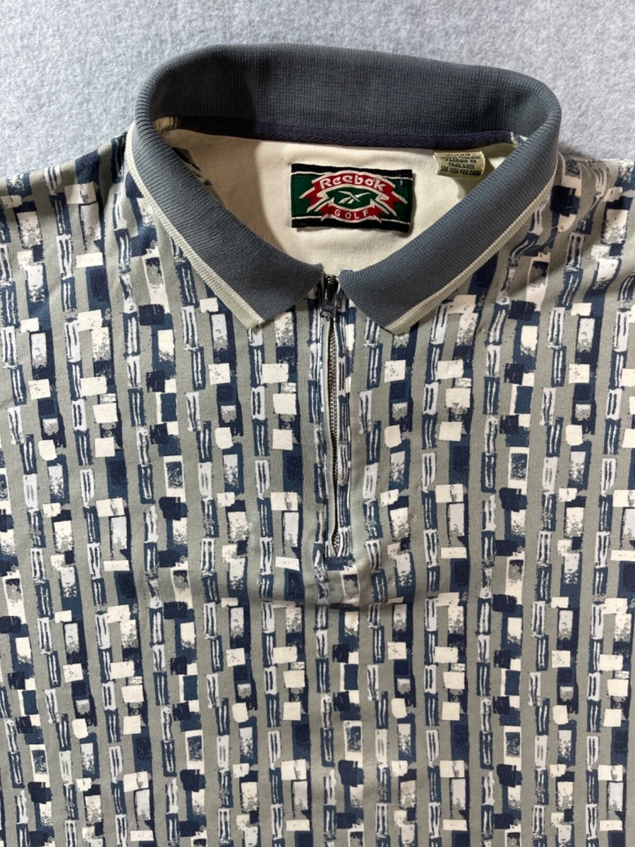 Reebok polo sale shirts mens gold