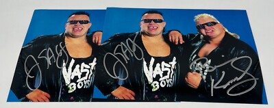 Nasty Boys Brian Knobbs Jerry Saggs Signed 8x10 WWF Promo Photo