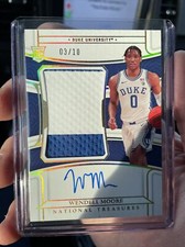 Wendell Moore 2022-23 Panini National Treasures RPA Rookie Patch Auto /10