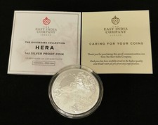 2022 St. Helena Goddesses Collection Hera 1oz Silver PROOF Coin Silber Münzen