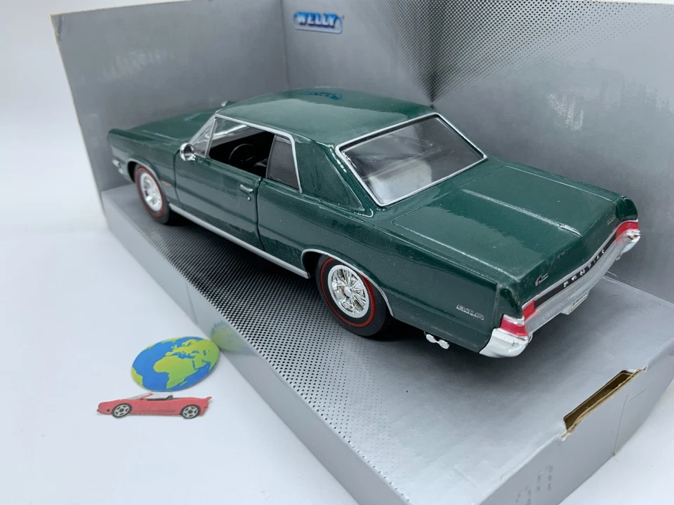 Welly Pontiac GTO 1965, automodello scala 1:24, vintage (1813) - Immagine 3 di 4
